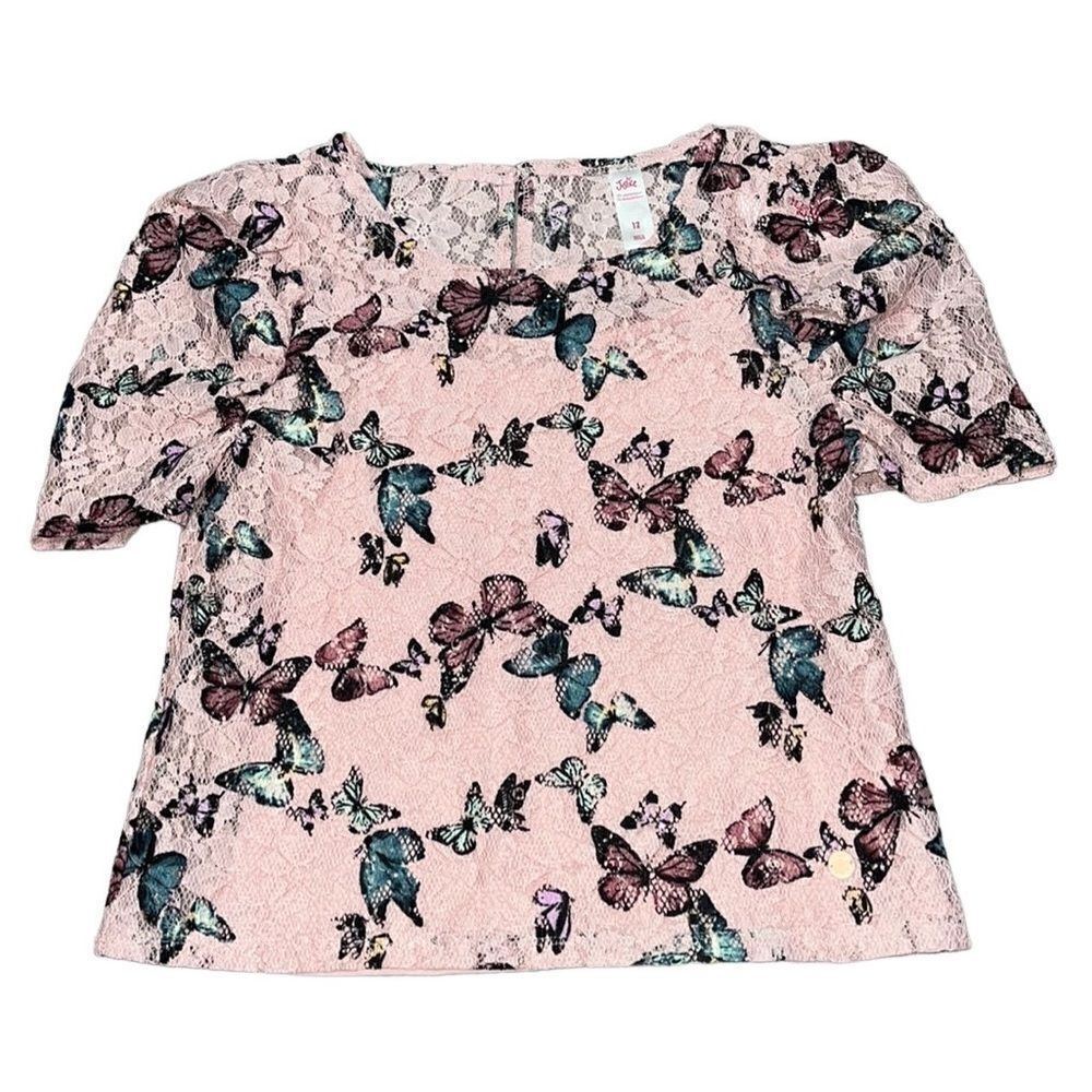Justice Lace Cropped Top